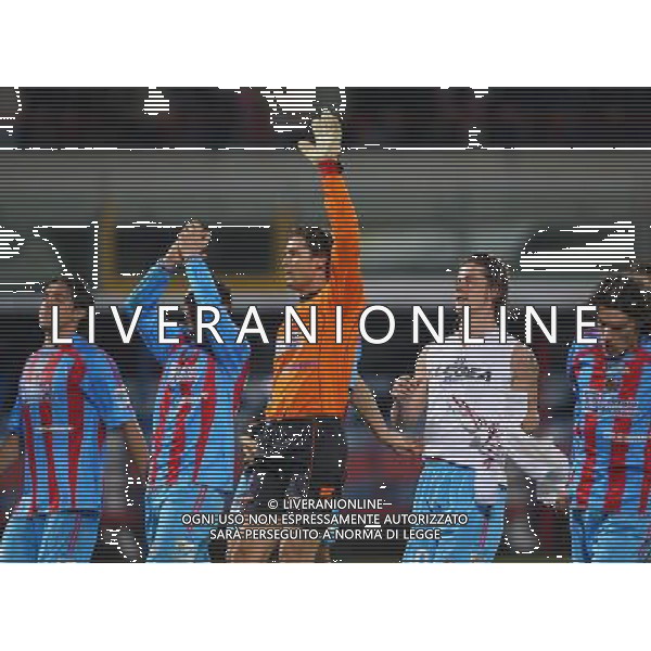GIUSEPPE SERGI - ALDO LIVERANI 16-1-08 CATANIA CATANIA MILAN COPPA ITALIA TIM CUP 2007-08 Nella foto: ESULTANZA CATANESE A FINE GARA PER LA QUALIFICAZIONE OTTENUTA AG ALDO LIVERANI