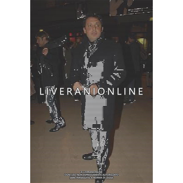 ROMA 16 GENNAIO 2008 TEATRO SISTINA PRIMA DELLO SPETTACOLO DI LORETTA GOGGI \'SE STASERA SONO QUI\' NELLA FOTO: ENRICO BRIGNANO FOTO AGENZIA ALDO LIVERANI