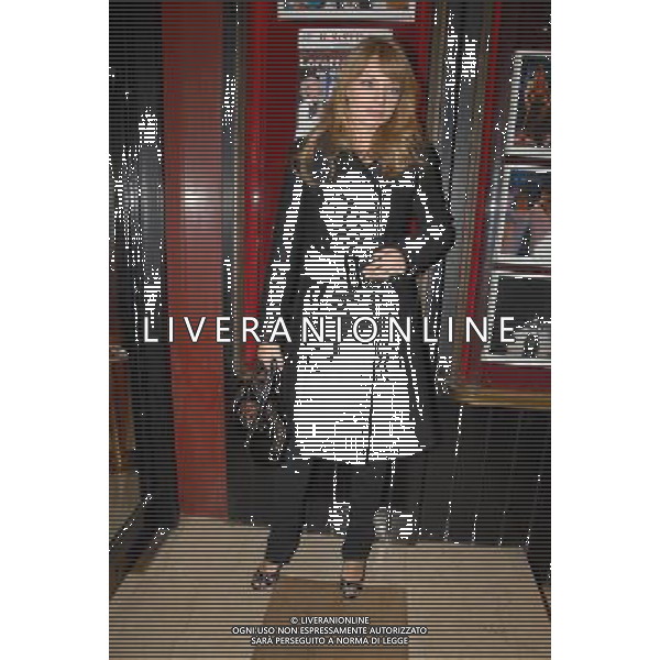 ROMA 16 GENNAIO 2008 TEATRO SISTINA PRIMA DELLO SPETTACOLO DI LORETTA GOGGI \'SE STASERA SONO QUI\' NELLA FOTO: MANILA NAZZARO FOTO AGENZIA ALDO LIVERANI