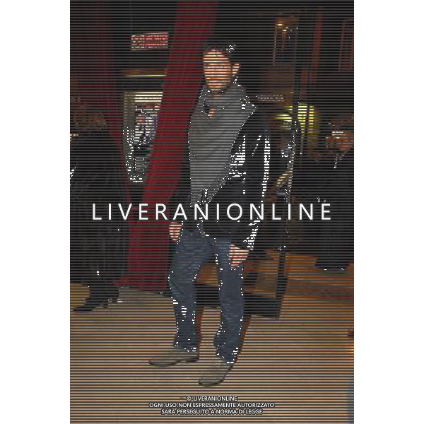 ROMA 16 GENNAIO 2008 TEATRO SISTINA PRIMA DELLO SPETTACOLO DI LORETTA GOGGI \'SE STASERA SONO QUI\' NELLA FOTO: MANUEL CASELLA FOTO AGENZIA ALDO LIVERANI