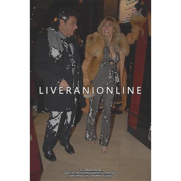 ROMA 16 GENNAIO 2008 TEATRO SISTINA PRIMA DELLO SPETTACOLO DI LORETTA GOGGI \'SE STASERA SONO QUI\' NELLA FOTO: MARINA OCCHIENA FOTO AGENZIA ALDO LIVERANI