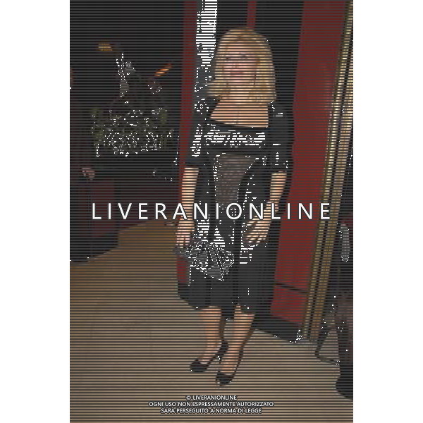 ROMA 16 GENNAIO 2008 TEATRO SISTINA PRIMA DELLO SPETTACOLO DI LORETTA GOGGI \'SE STASERA SONO QUI\' NELLA FOTO: PATRIZIA PELLEGRINO FOTO AGENZIA ALDO LIVERANI