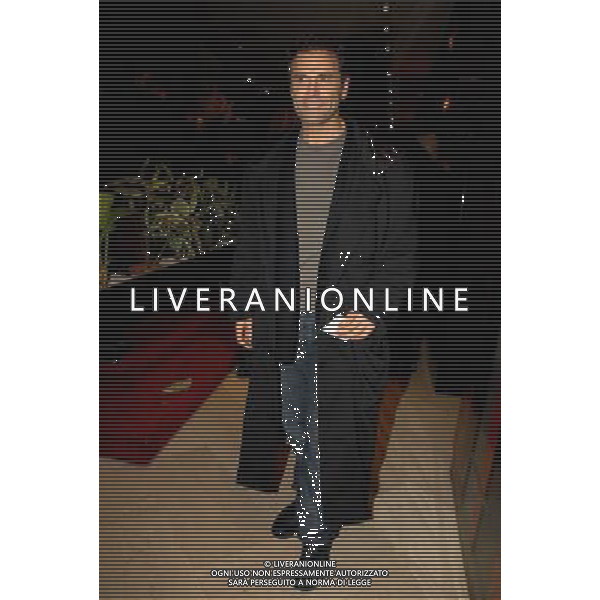 ROMA 16 GENNAIO 2008 TEATRO SISTINA PRIMA DELLO SPETTACOLO DI LORETTA GOGGI \'SE STASERA SONO QUI\' NELLA FOTO: PINO QUARTULLO FOTO AGENZIA ALDO LIVERANI