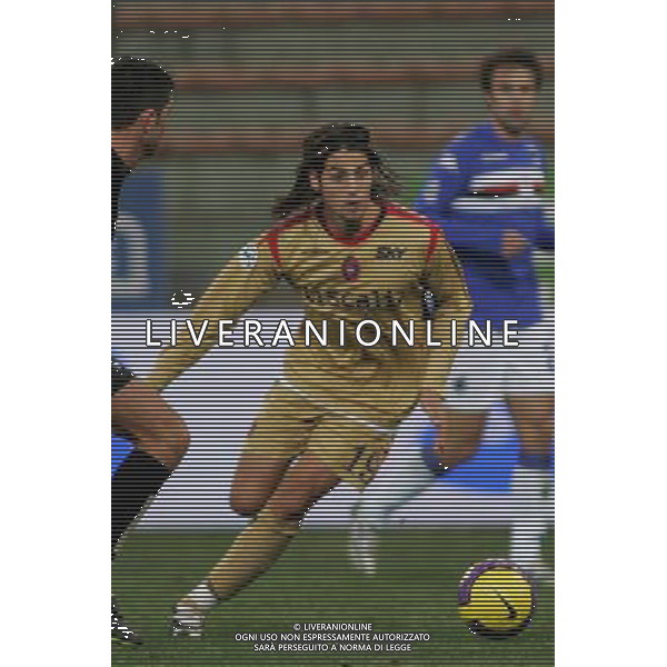 ©Alessandro Falzone/Press Photo/Ag. Aldo Liverani 16-01-2008 Genova Sport Calcio Sampdoria Cagliari Tim Cup 2007 2008 Nella foto: Larrivey