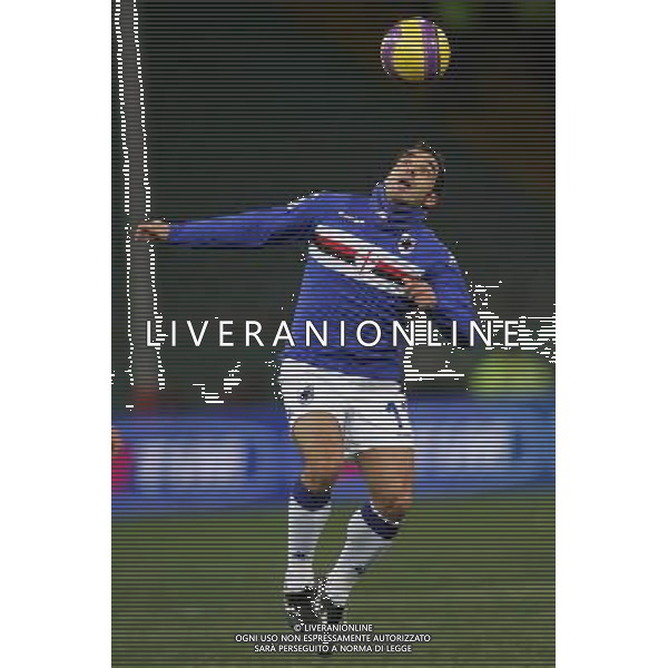 ©Alessandro Falzone/Press Photo/Ag. Aldo Liverani 16-01-2008 Genova Sport Calcio Sampdoria Cagliari Tim Cup 2007 2008 Nella foto: claudio Bellucci