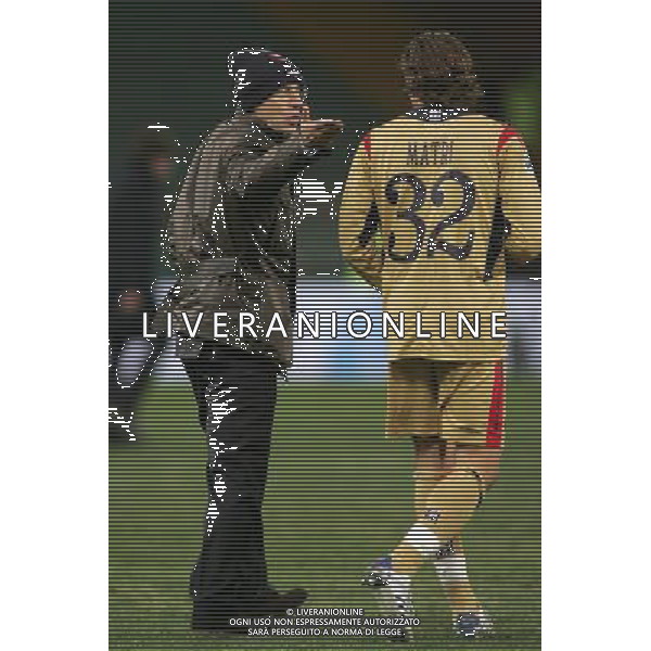©Alessandro Falzone/Press Photo/Ag. Aldo Liverani 16-01-2008 Genova Sport Calcio Sampdoria Cagliari Tim Cup 2007 2008 Nella foto: Ballardini Davide e Matri