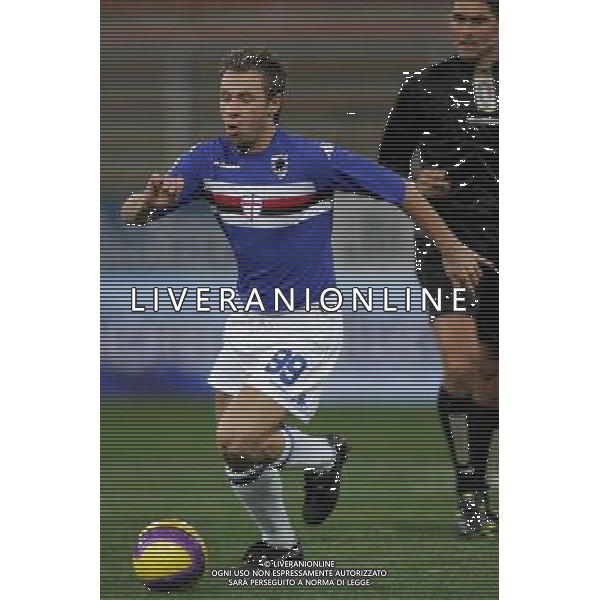 ©Alessandro Falzone/Press Photo/Ag. Aldo Liverani 16-01-2008 Genova Sport Calcio Sampdoria Cagliari Tim Cup 2007 2008 Nella foto: Antonio Cassano