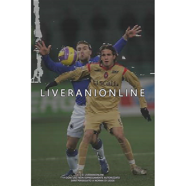 ©Alessandro Falzone/Press Photo/Ag. Aldo Liverani 16-01-2008 Genova Sport Calcio Sampdoria Cagliari Tim Cup 2007 2008 Nella foto: Acquafresca e Campagnaro