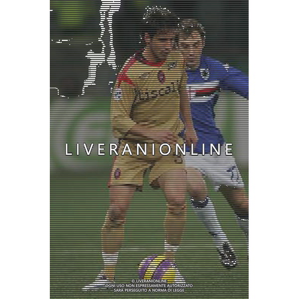 ©Alessandro Falzone/Press Photo/Ag. Aldo Liverani 16-01-2008 Genova Sport Calcio Sampdoria Cagliari Tim Cup 2007 2008 Nella foto: Del Grosso e Zenoni christian