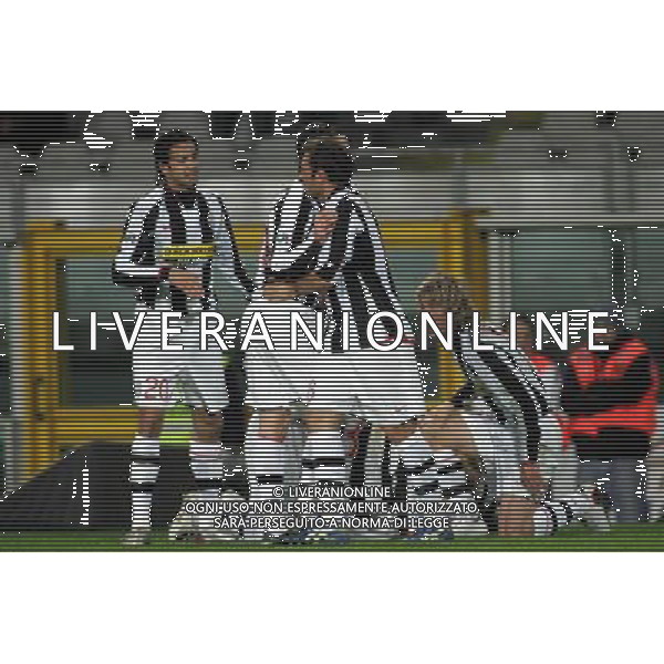 ©Alessandro Falzone/Press Photo/Ag. Aldo Liverani 15-01-2008 Torino Sport Calcio Juventus - Empoli Coppa Italia Tim Cup 2007/2008 Nella foto: abbracci Esultanza Juventus