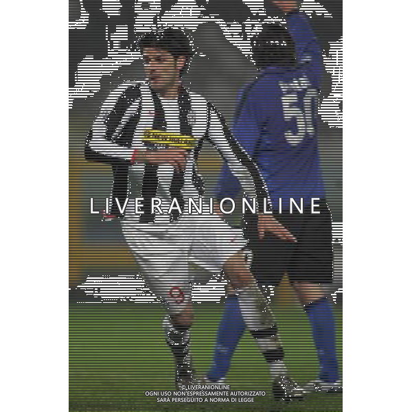 ©Alessandro Falzone/Press Photo/Ag. Aldo Liverani 15-01-2008 Torino Sport Calcio Juventus - Empoli Coppa Italia Tim Cup 2007/2008 Nella foto: Esultanza dopo il gol di vincenzo Iaquinta
