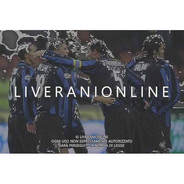 INTER -REGGINA COPPA ITALIA TIM17/01/2008 NELLA FOTO esultanza crespo FOTOMARCO LUZZANI-AG ALDO LIVERANI