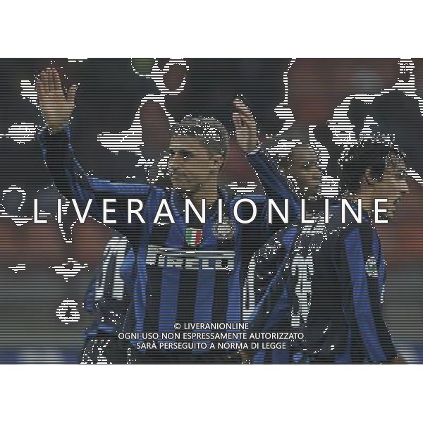 INTER -REGGINA COPPA ITALIA TIM17/01/2008 NELLA FOTO esultanza crespo FOTOMARCO LUZZANI-AG ALDO LIVERANI
