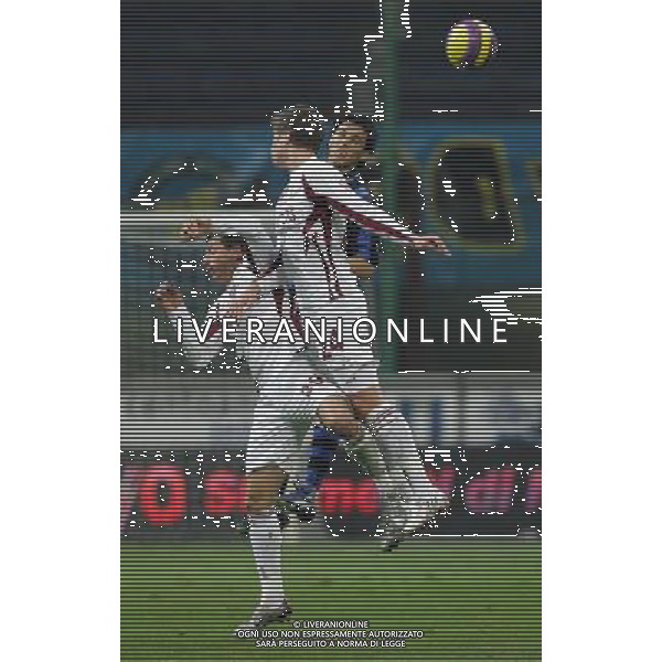 INTER -REGGINA COPPA ITALIA TIM17/01/2008 NELLA FOTO burdisso, koris e tullberg FOTOMARCO LUZZANI-AG ALDO LIVERANI