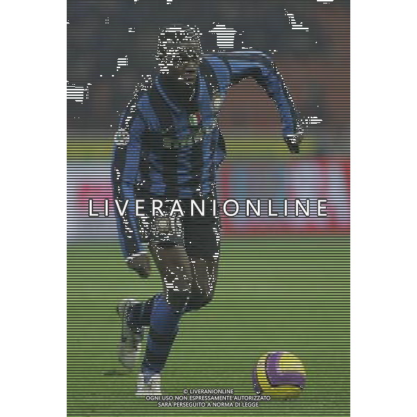 Milano 18/01/2008 Coppa Italia Tim 2007/08 inter-reggina 3:0 nella foto mario barwuah balotelli ph marco luzzani/ag aldo liverani s.a.s.