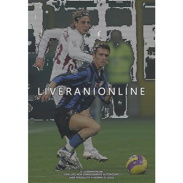 Milano 18/01/2008 Coppa Italia Tim 2007/08 inter-reggina 3:0 nella foto luca siligardi e leonardo pettinari ph marco luzzani/ag aldo liverani s.a.s.