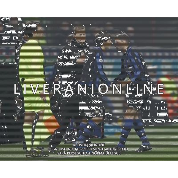 Milano 18/01/2008 Coppa Italia Tim 2007/08 inter-reggina 3:0 nella foto filippo mancini entra in campo ph marco luzzani/ag aldo liverani s.a.s.