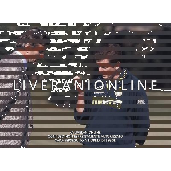 ARCHIVIO ALDO LIVERANI S A S NELLA FOTO ROY HODGSON-GIACINTO FACCHETTI AGALDO LIVERANI