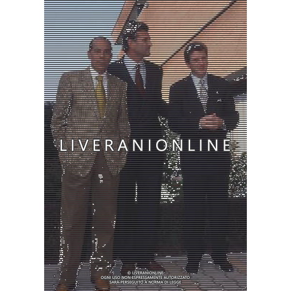 ARCHIVIO ALDO LIVERANI S A S NELLA FOTO LUIS SUAREZ-GIACINTO FACCHETTI ROY HODGSON AGALDO LIVERANI