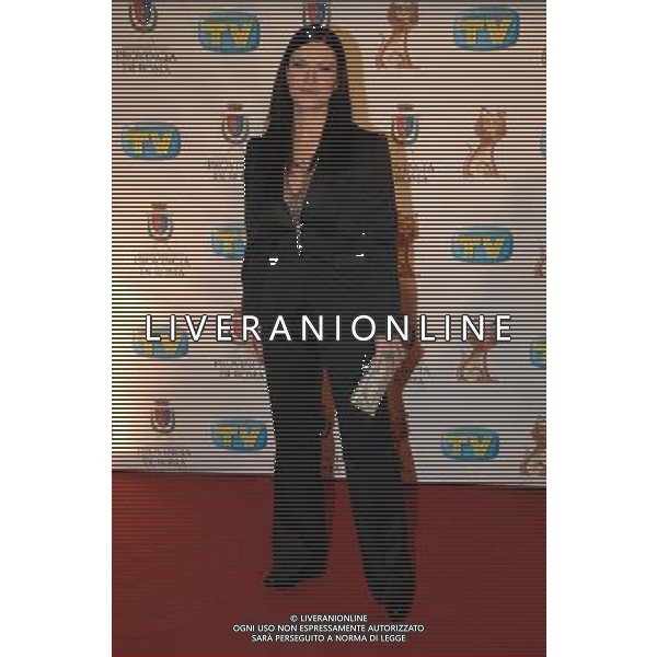 ROMA 20/01/2008 TELEGATTI NELLA FOTO LAURA PAUSINI IN ABITO VALENTINO FOTO BRUNI MASSIMO-AG ALDO LIVERANI 