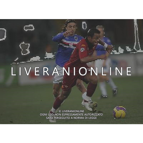 ©Alessandro Falzone/Press Photo 23-01-2008 Genova Sampdoria Roma Coppa Italia Tim 2007 2008 Nella foto: MANCINI alessandro AG ALDO LIVERANI