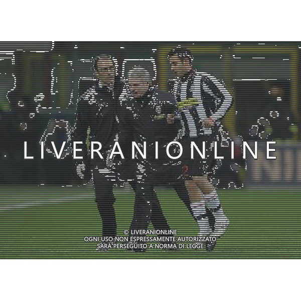 Inter - Juventus Coppa Italia Tim Cup 23/01/2008 nella foto marco marchionni esce infortunato ph luzzani/Ag. Aldo Liverani sas