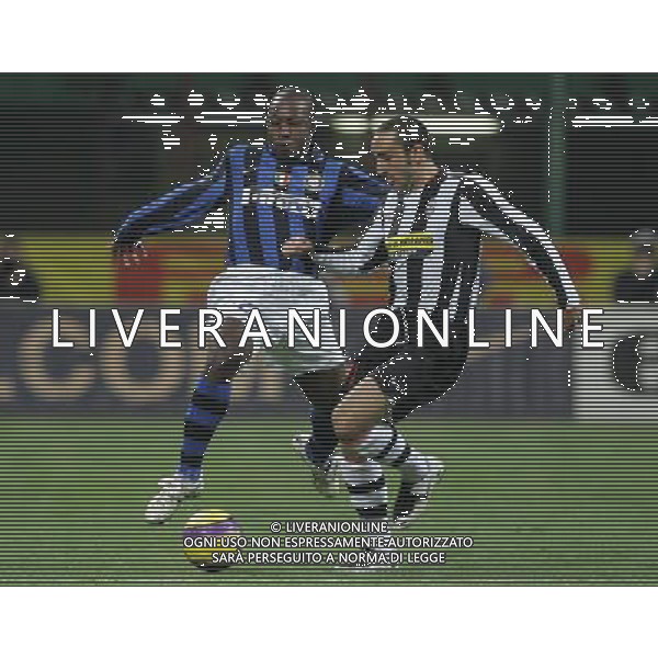 Inter - Juventus Coppa Italia Tim Cup 23/01/2008 nella foto rivas e molinaro ph luzzani/Ag. Aldo Liverani sas