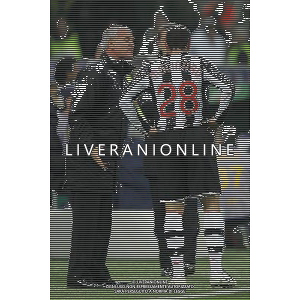 Inter - Juventus Coppa Italia Tim Cup 23/01/2008 nella foto claudio ranieri e molinaro ph luzzani/Ag. Aldo Liverani sas