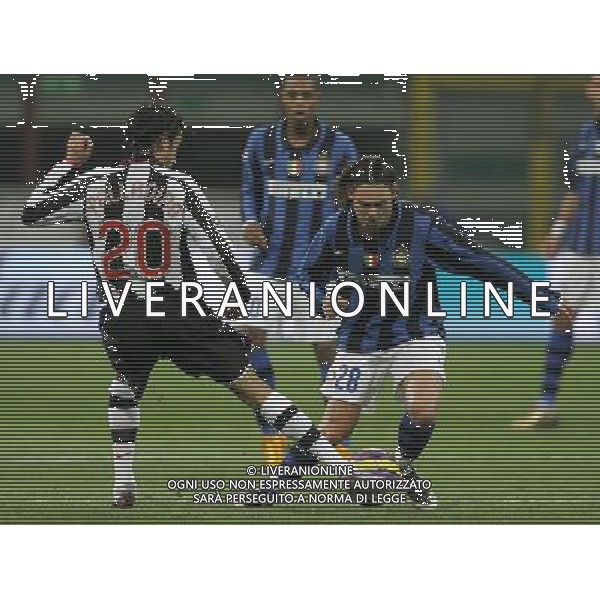 Inter - Juventus Coppa Italia Tim Cup 23/01/2008 nella foto maniche e palladino raffaele ph luzzani/Ag. Aldo Liverani sas