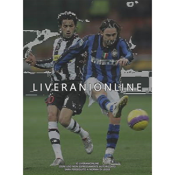 Inter - Juventus Coppa Italia Tim Cup 23/01/2008 nella foto maniche e palladino raffaele ph luzzani/Ag. Aldo Liverani sas