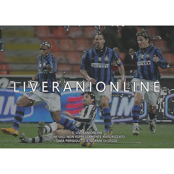 Inter - Juventus Coppa Italia Tim Cup 23/01/2008 nella foto occasione mancata di vincenzo iaquinta ph andry/Ag. Aldo Liverani sas