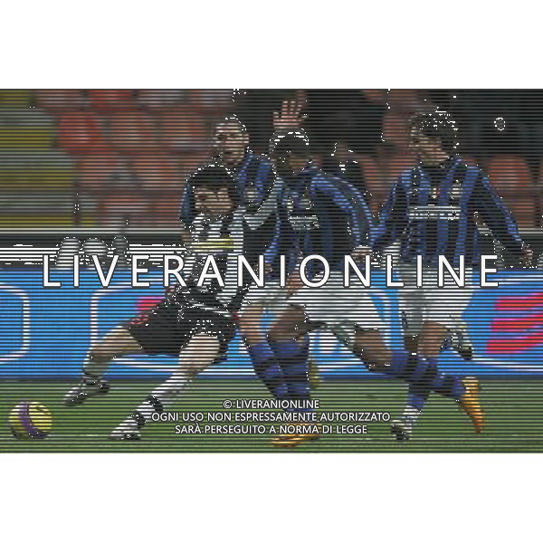 Inter - Juventus Coppa Italia Tim Cup 23/01/2008 nella foto occasione mancata di vincenzo iaquinta ph andry/Ag. Aldo Liverani sas