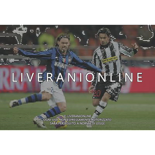Inter - Juventus Coppa Italia Tim Cup 23/01/2008 nella foto raffaele palladino e maniche ph andry/Ag. Aldo Liverani sas