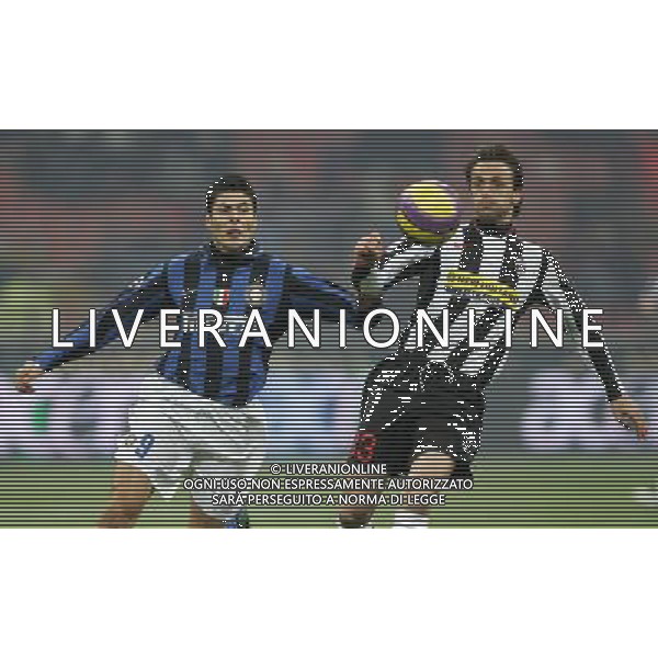 Inter - Juventus Coppa Italia Tim Cup 23/01/2008 nella foto julio cruz e nicola legrottaglie ph andry/Ag. Aldo Liverani sas