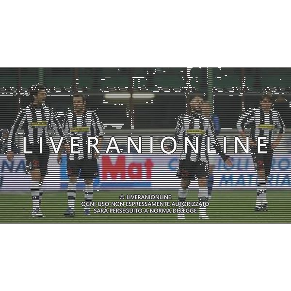 Inter - Juventus Coppa Italia Tim Cup 23/01/2008 nella foto la delusione dei giocatori della juventus ph luzzani/Ag. Aldo Liverani sas