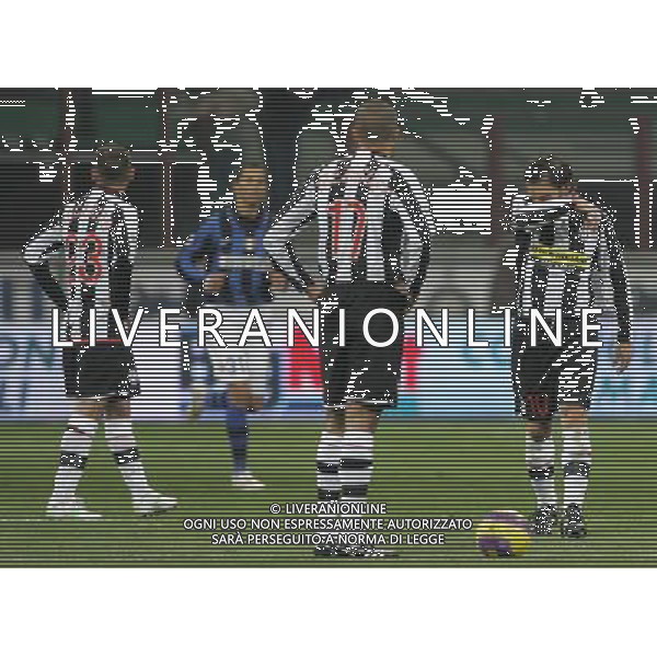 Inter - Juventus Coppa Italia Tim Cup 23/01/2008 nella foto la delusione dei giocatori della juventus david trezeguet e alessandro del piero ph luzzani/Ag. Aldo Liverani sas