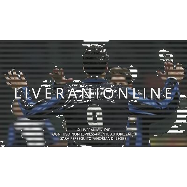 Inter - Juventus Coppa Italia Tim Cup 23/01/2008 nella foto esultanza dopo il secondo gol di julio cruz del 2-0 ph andry/Ag. Aldo Liverani sas