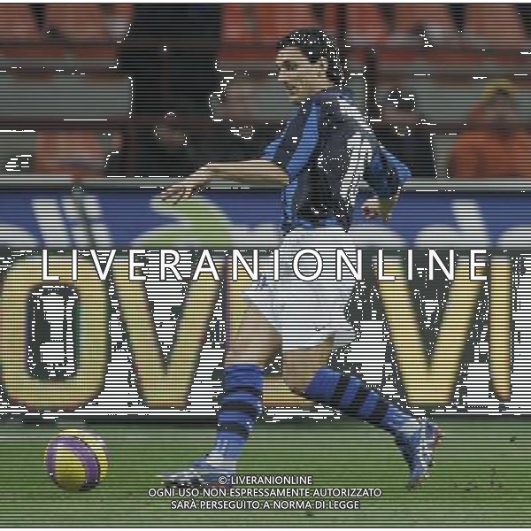 Milano 23 gennaio 2008 Inter - Juventus quarti di finale coppa italia gara di andata nella foto: Burdisso Nicolas foto Andry / Ag. Aldo Liverani