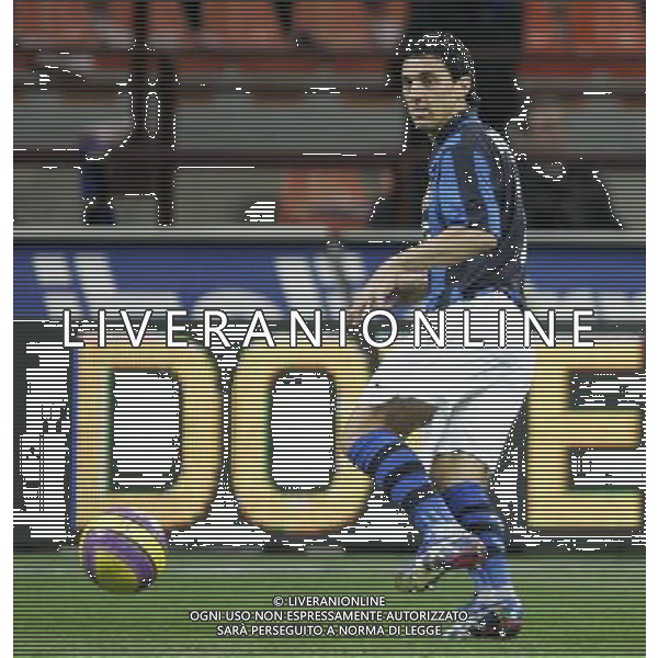 Milano 23 gennaio 2008 Inter - Juventus quarti di finale coppa italia gara di andata nella foto: Burdisso Nicolas foto Andry / Ag. Aldo Liverani