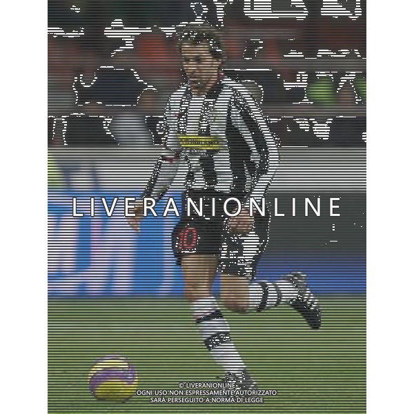 Milano 23 gennaio 2008 Inter - Juventus quarti di finale coppa italia gara di andata nella foto: Del Piero Alessandro foto Andry / Ag. Aldo Liverani