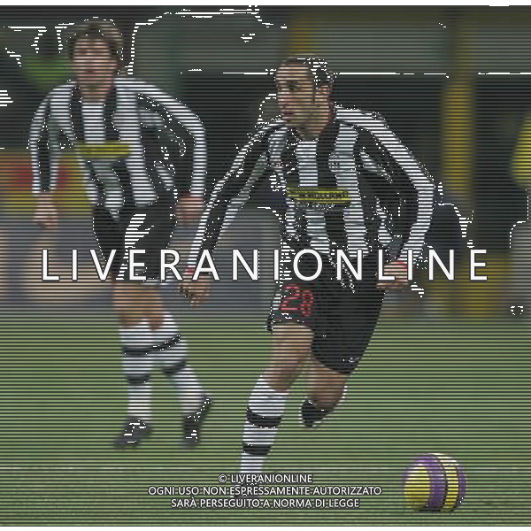 Milano 23 gennaio 2008 Inter - Juventus quarti di finale coppa italia gara di andata nella foto: Molinaro Cristian foto Andry / Ag. Aldo Liverani
