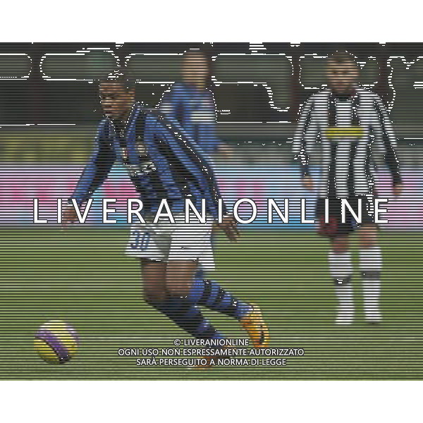 Milano 23 gennaio 2008 Inter - Juventus quarti di finale coppa italia gara di andata nella foto: Pele\' foto Andry / Ag. Aldo Liverani