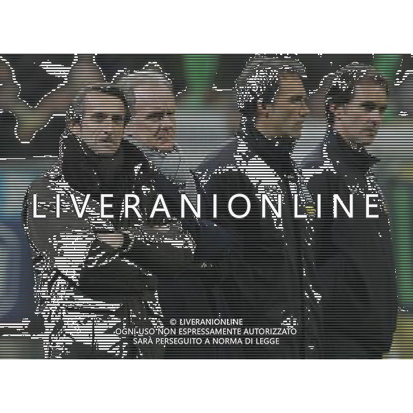 Milano 24/01/2008 coppa italia tim 2007/08 inter-juventus 2:2 nella foto jean claude blanc e giovanni cobolli gigli ph marco luzzani/ag aldo liverani s.a.s.