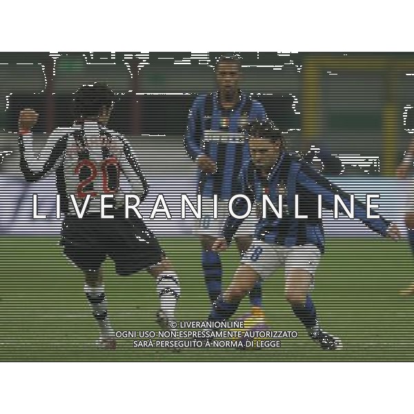 Milano 24/01/2008 coppa italia tim 2007/08 inter-juventus 2:2 nella foto maniche e raffaele palladino ph marco luzzani/ag aldo liverani s.a.s.