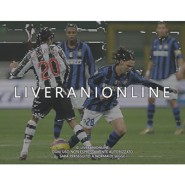 Milano 24/01/2008 coppa italia tim 2007/08 inter-juventus 2:2 nella foto maniche e raffaele palladino ph marco luzzani/ag aldo liverani s.a.s.