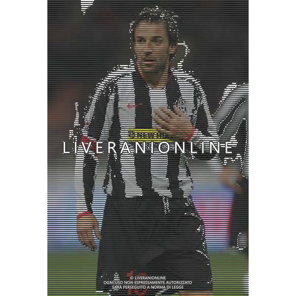 Milano 24/01/2008 coppa italia tim 2007/08 inter-juventus 2:2 nella foto alessandro del piero ph marco luzzani/ag aldo liverani s.a.s.