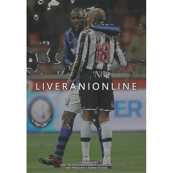 Milano 24/01/2008 coppa italia tim 2007/08 inter-juventus 2:2 nella foto patrick vieira e david trezeguet ph marco luzzani/ag aldo liverani s.a.s.