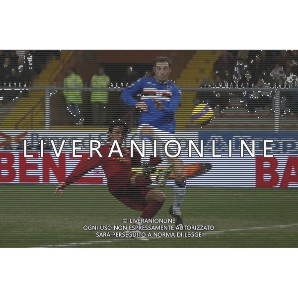 Sampdoria - Roma Tim Cup 2007 2008 23-01-2008 Genova Nella foto: alberto Aquilani e Zenoni Cristiano ©Alessandro Falzone/Press Photo/Ag. Aldo Liverani