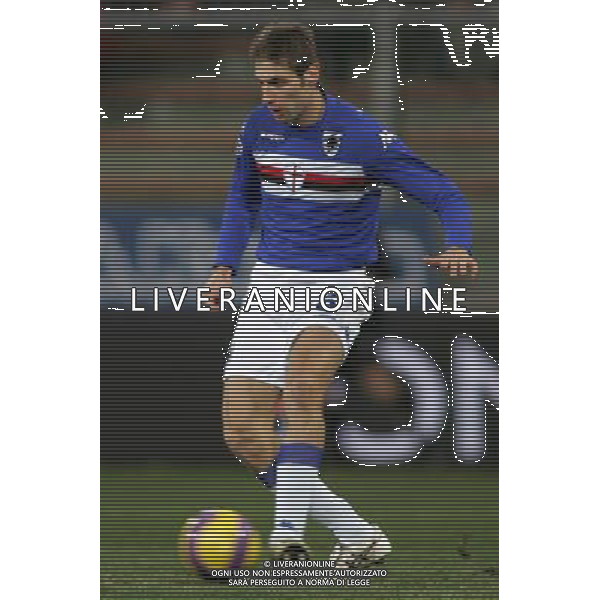 Sampdoria - Roma Tim Cup 2007 2008 23-01-2008 Genova Nella foto: Lucchini ©Alessandro Falzone/Press Photo/Ag. Aldo Liverani