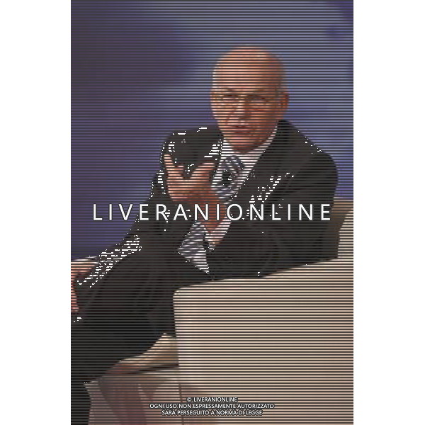 FAUSTO BERTINOTTI MILANO, 27/01/2008 TRASMISSIONE: \' CHE TEMPO CHE FA\' FOTO ANTONIO SORANO ag. Aldo Liverani sas